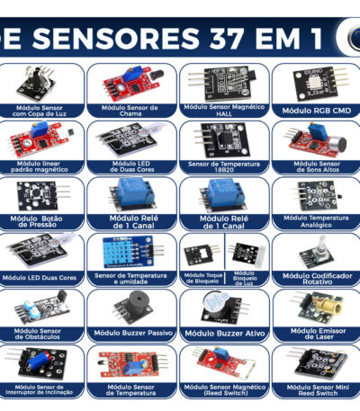31 in 1 sensore kit para arduino