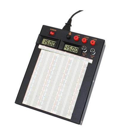 Breadboard de Bancada com fonte DC