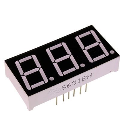 Display Multiplexado 3 dígitos