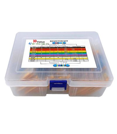 Pacote de Resistores 30 valores 20 de cada
