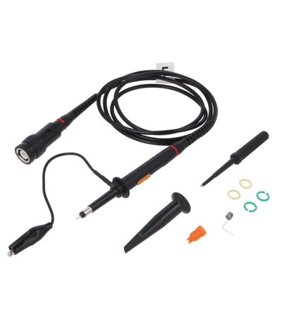 Ponta de Prova para Osciloscópio, Tipo Passiva 100MHz 1x 10x