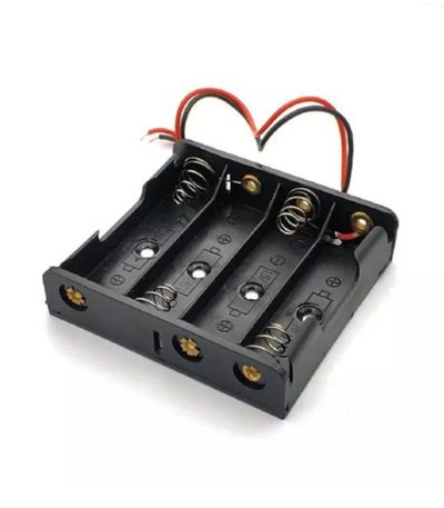 Suporte para pilhas AA (4x1.5V)
