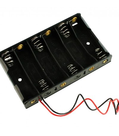 Suporte para pilhas AA (6x1.5V)