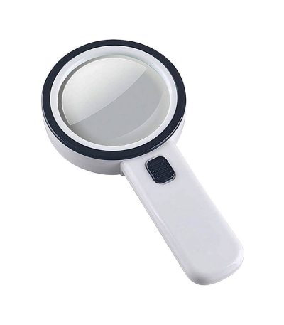 Lupa de Mão com LED 30x (80mm)